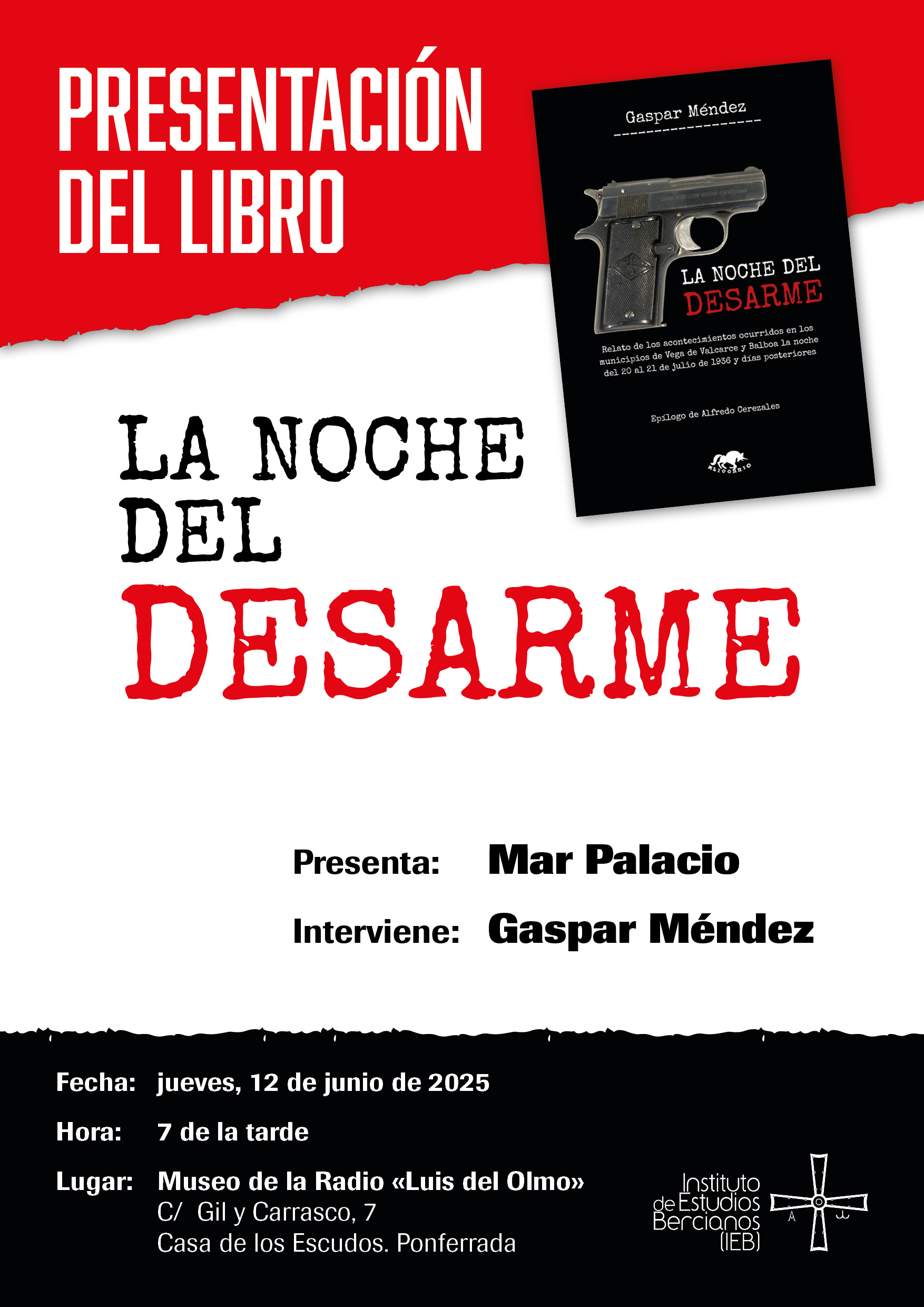 Presentación del libro "La noche del desarme"